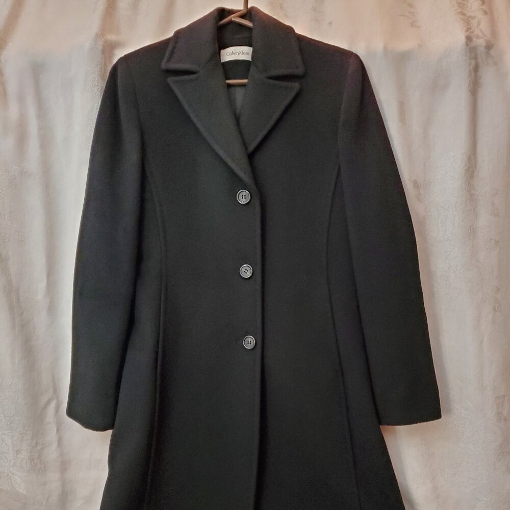 Like New Calvin Clein Wool Coat
